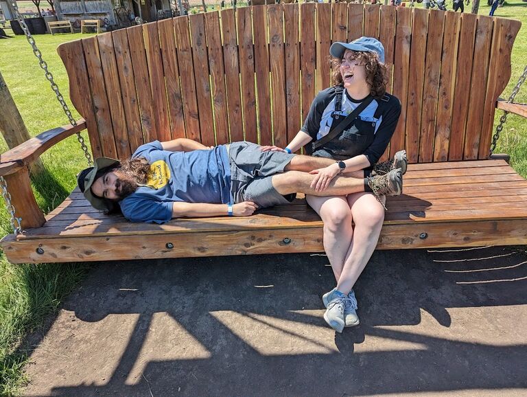 Tait has never failed to make Jesi laugh by doing something incredibly silly