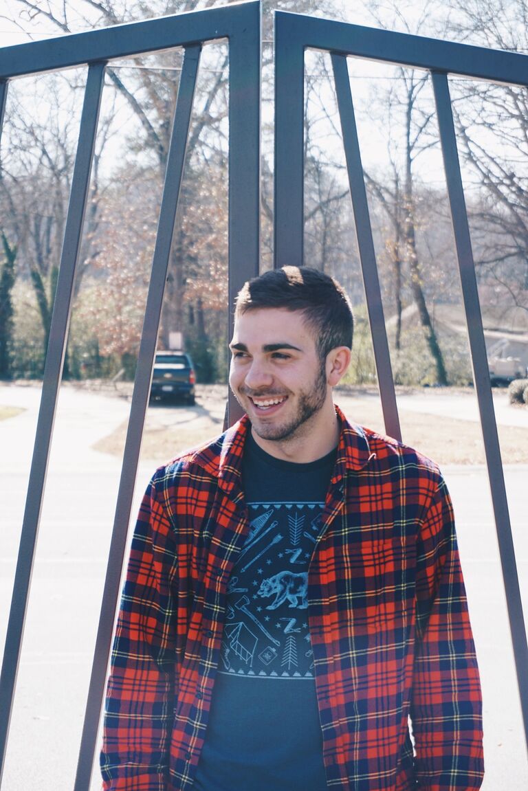 Sam and Garrison met in 2017 when both of them were in South Carolina over Winter Break. Sam had a photography assignment due within the first few weeks of the new semester starting. This is the first photo that Sam has of Garrison. 