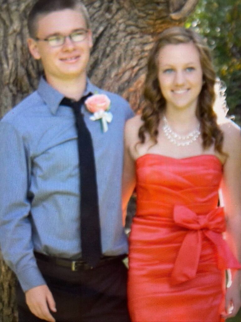 In Feb. 2013, Kyle asked Megan on their first date to see the Toledo Walleye.  On September 25, 2013 we went to EHS homecoming.  Kyle asked Megan to the dance with a sign at the Fulton County Fair at her Lamb's pen.