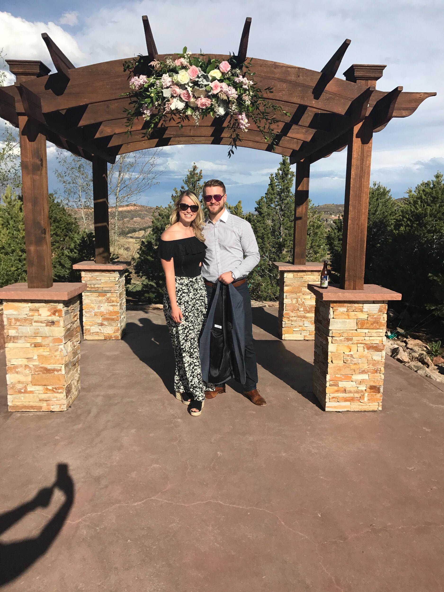 Meeting Michael's family for the first time. 