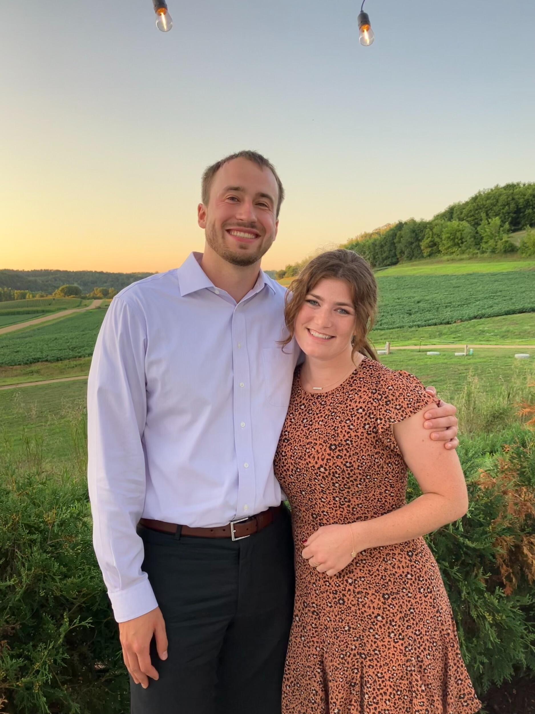 We got to go to a wedding together and see each other during the summer, which was a treat!