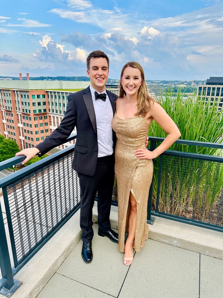 Celebrating Ansley's birthday and attending a black-tie charity gala.
