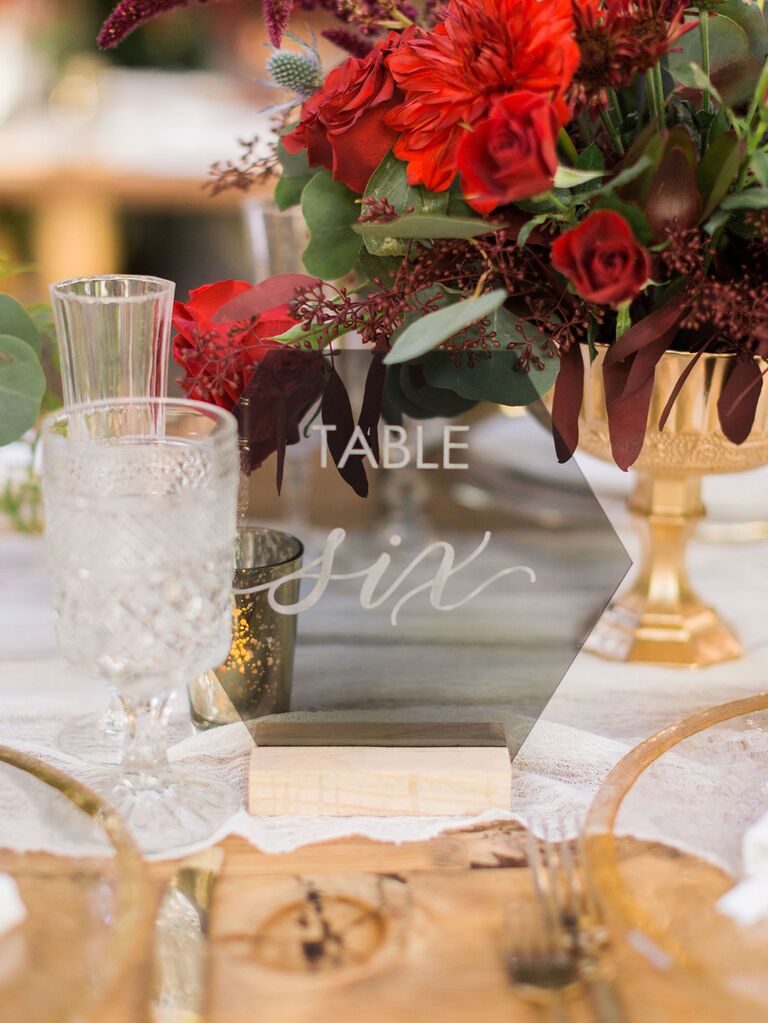 15 Unique Wedding Table Numbers We Ll Help You Recreate