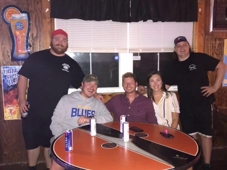 Our First Date... that of course ended at Waytown with friends