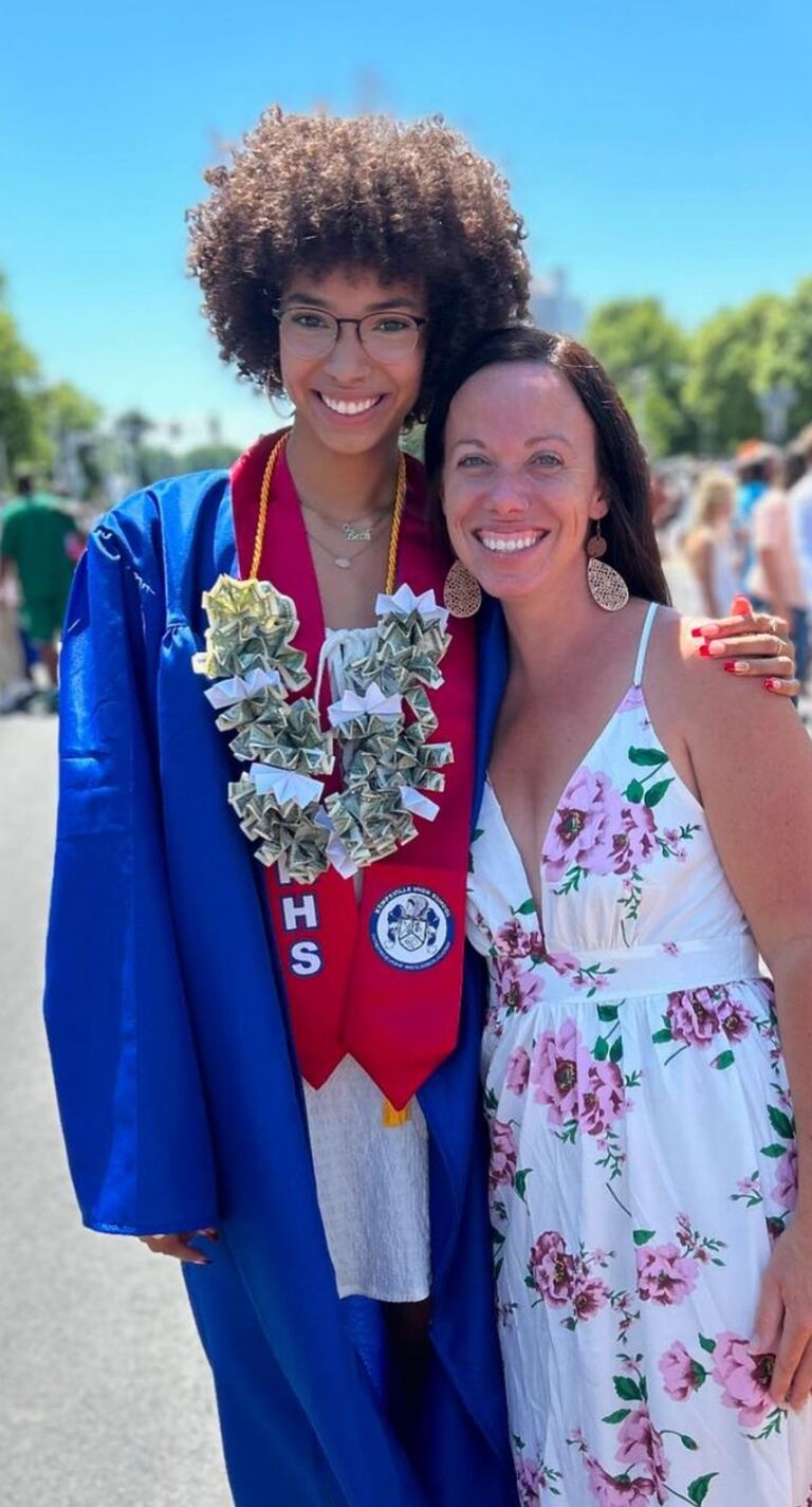 Karen's oldest daughter Beth graduates Kempsville High school