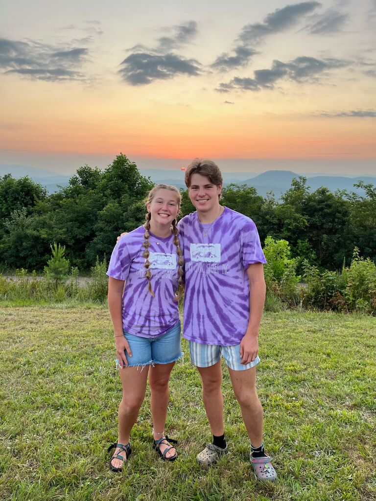 Week 9 of Camp: Last trip to Buck Bald Mountain. This was the last week of camp so we took a lot of photos with each other!