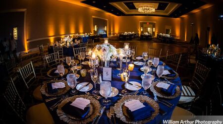 Orlando, FL USA- April 10, 2021 : A dining table and chairs at a