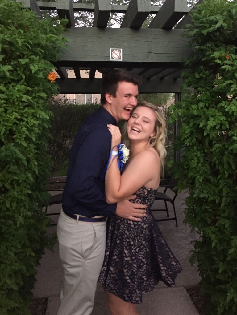 Senior Year Homecoming which happened to fall on our first anniversary making the day more special.