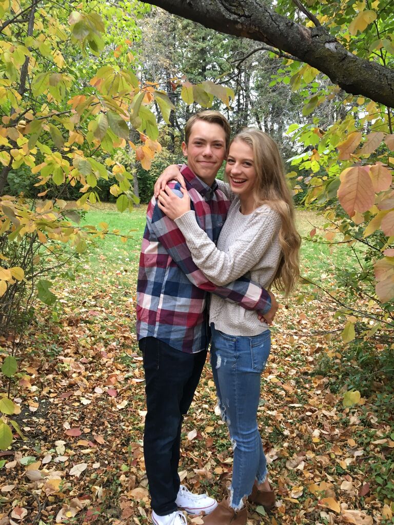 Thankful for sisters who would always take photos for us, even if they did NOT want to. This one was taken right behind Brock's backyard.