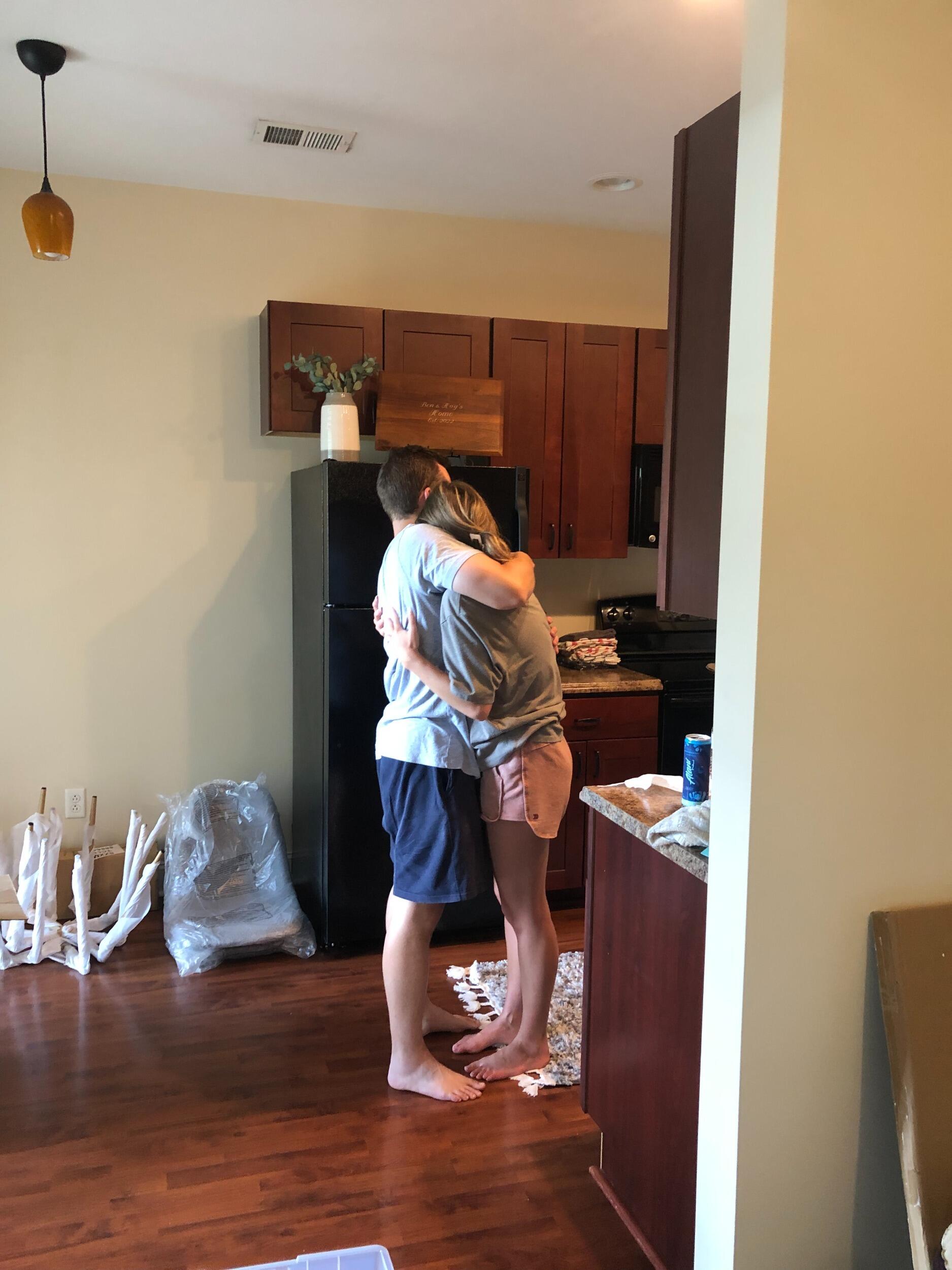 Moved into our 1st place together 