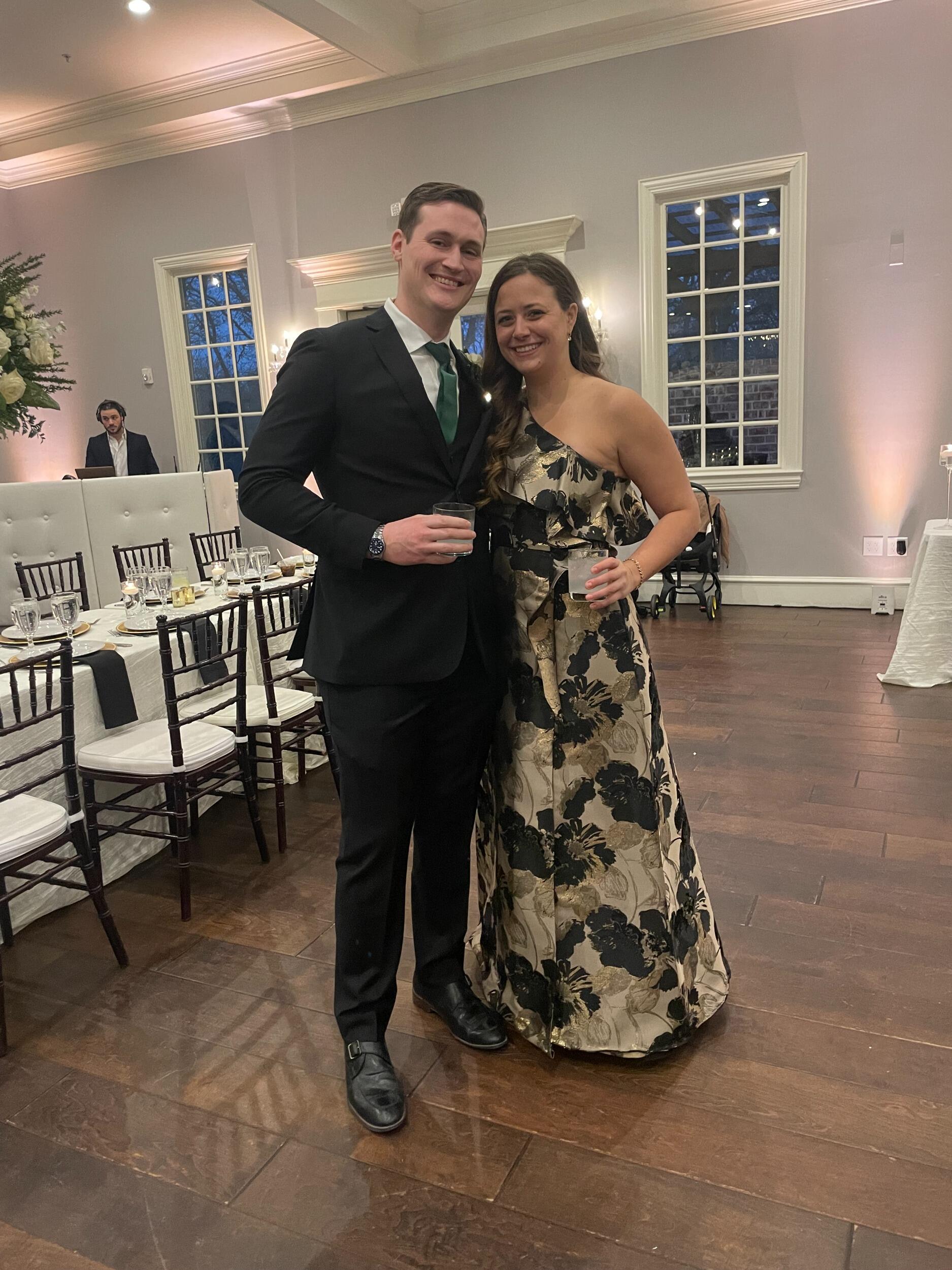 Celebrating the lovely wedding of Groomsman Andrew and his wife Haley. 