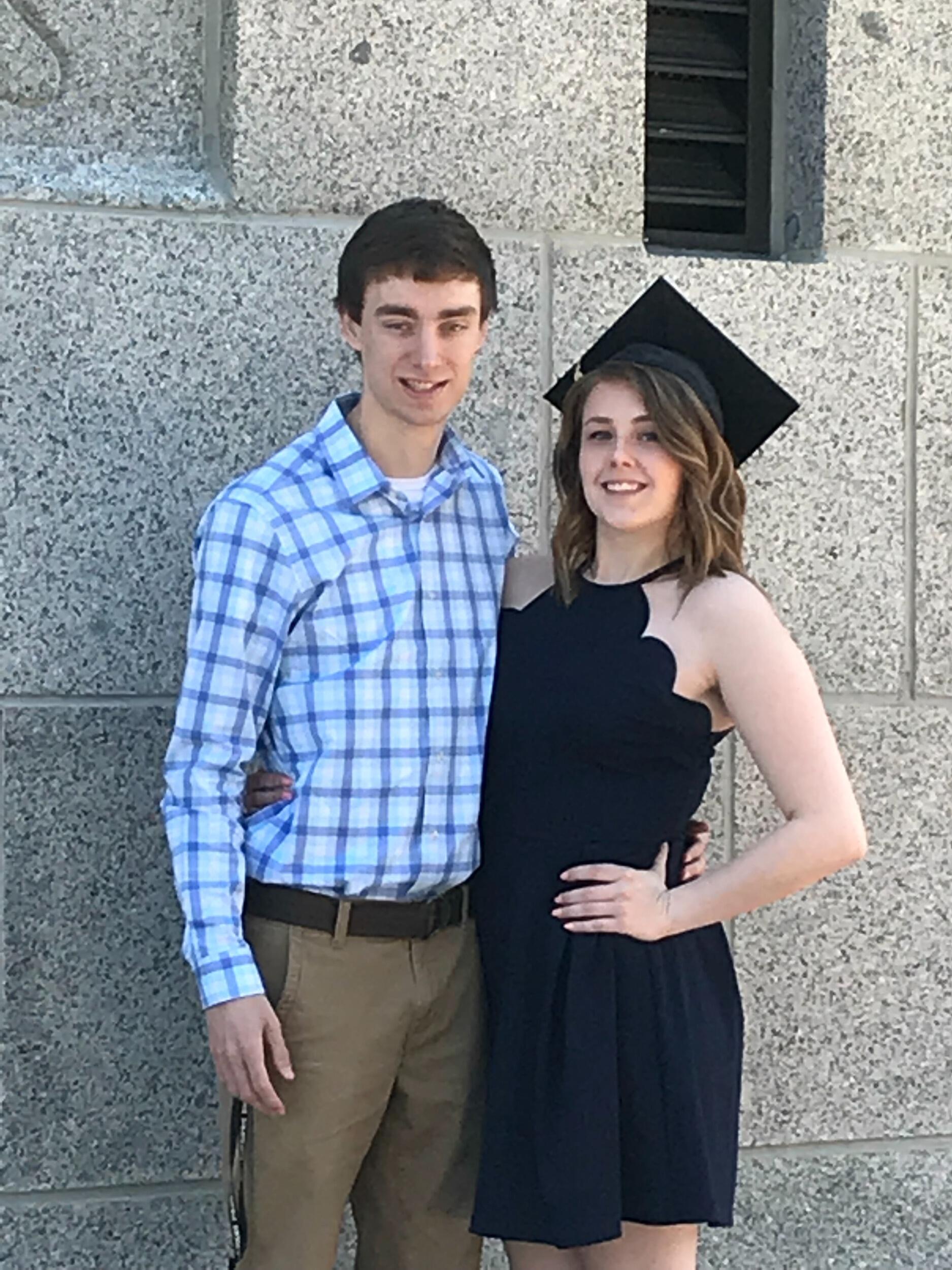 We both graduated undergrad roughly 24 hours apart 