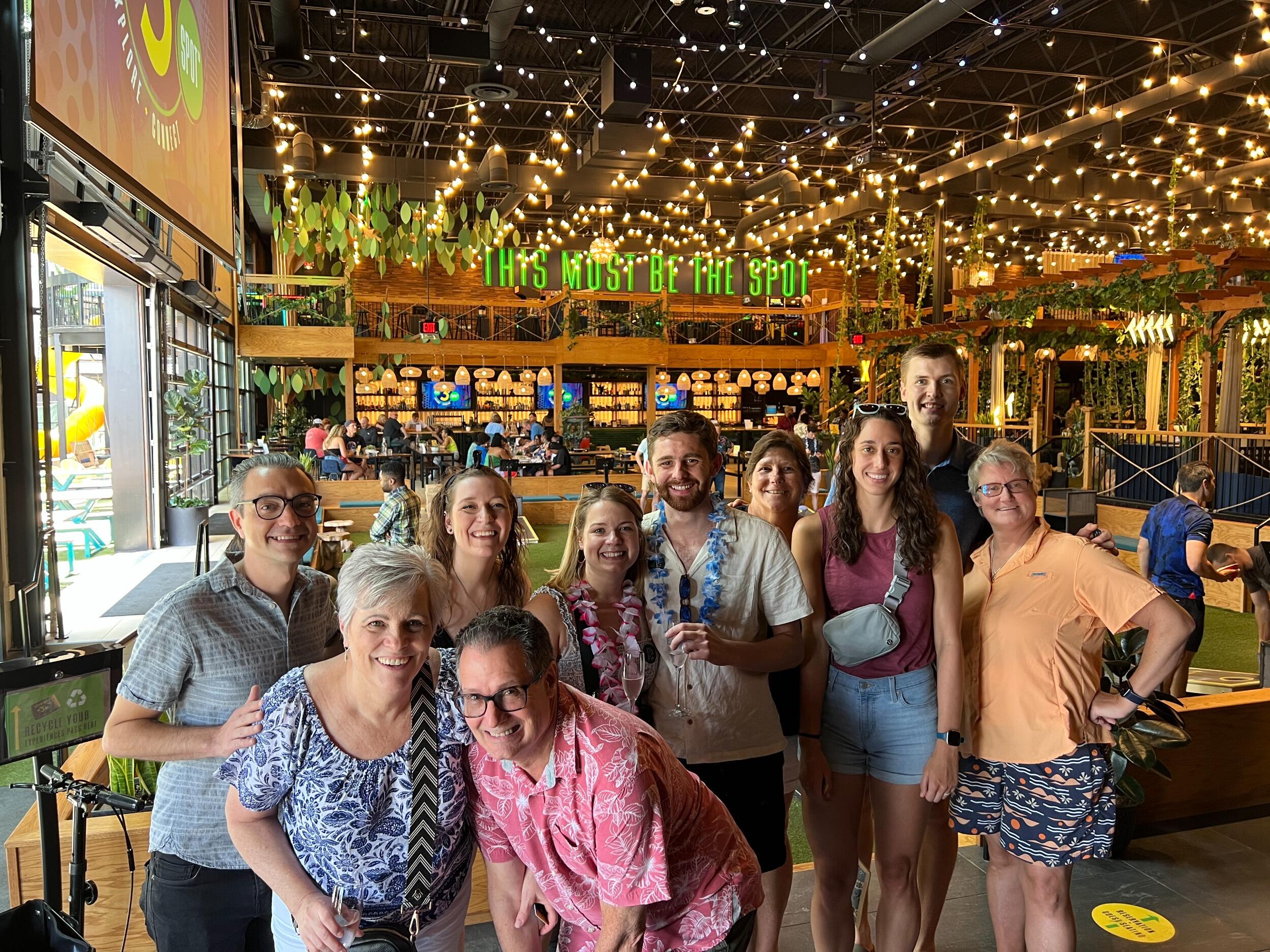 Family comes to Alanta to celebrate our engagement