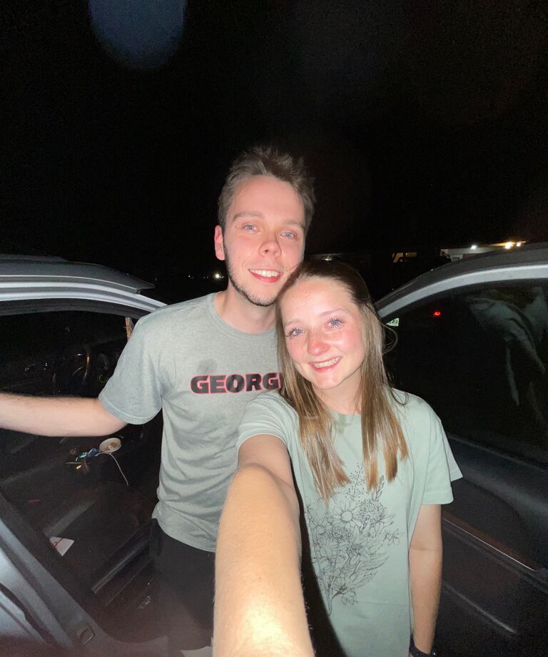 Abby leaves for camp - Saying goodbye was a lot harder this time around, and both Dylan and Abby shed some tears. 