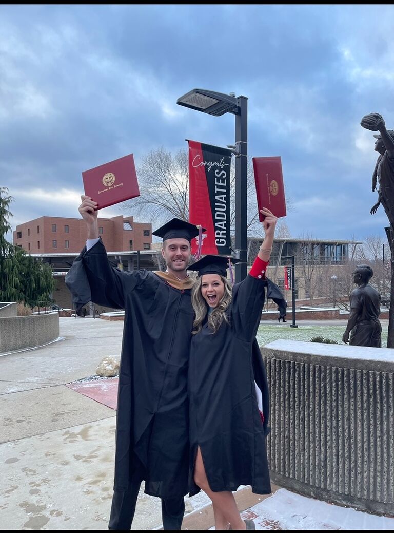 Graduated with our masters together from YSU!