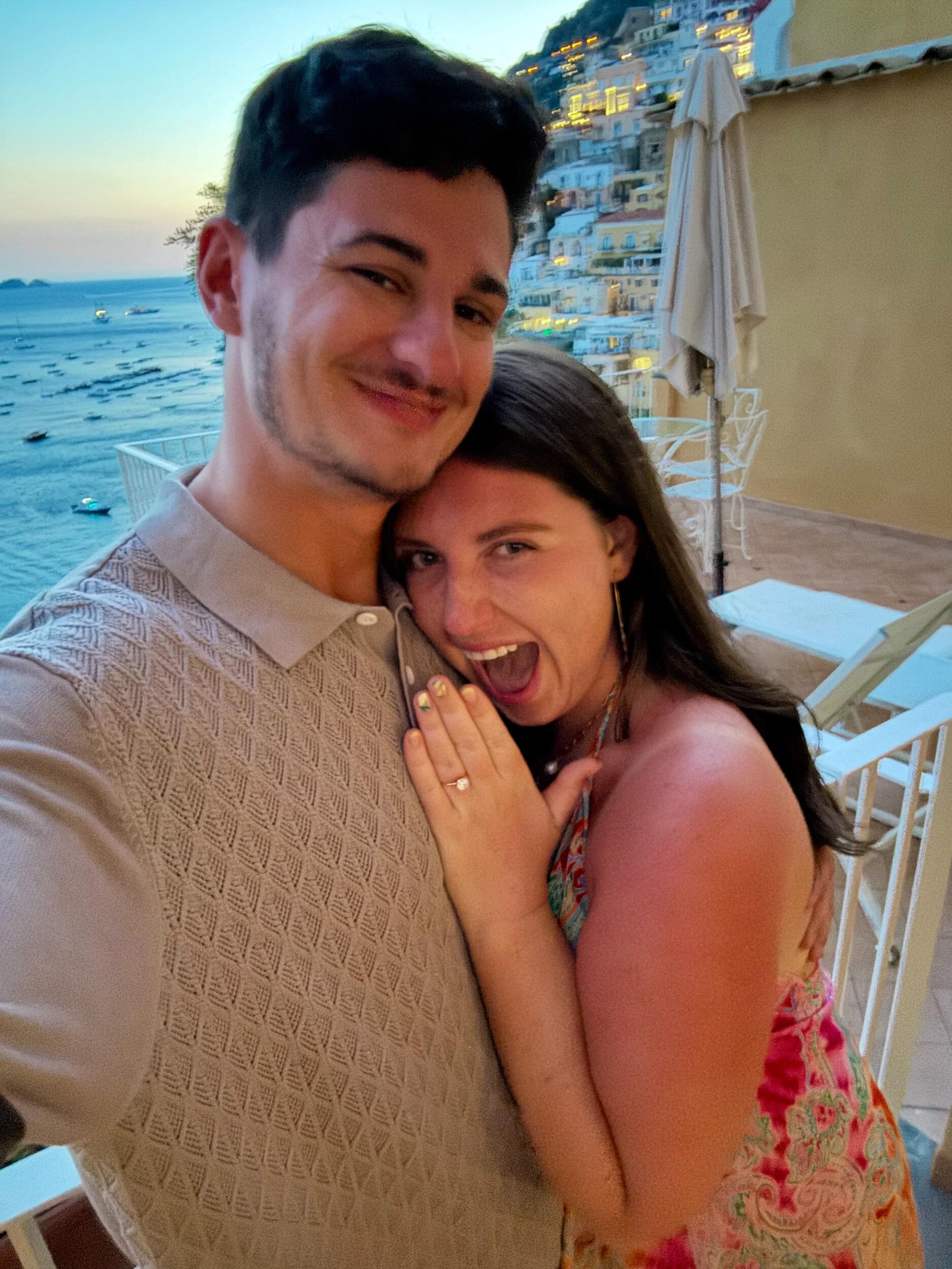 Getting engaged in Positano, Italy!