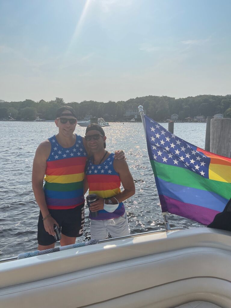 Alex & John take Nauti Boys to Saugatuck, Michigan (their favorite place to spend the 4th)