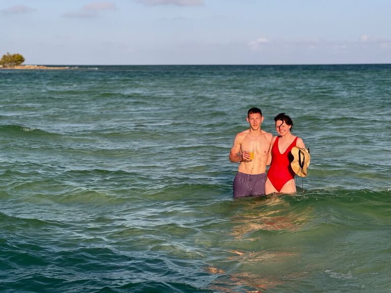 The couple is looking forward to spending their engagement doing the things they love including traveling, going to the YMCA, biking, and exploring. 