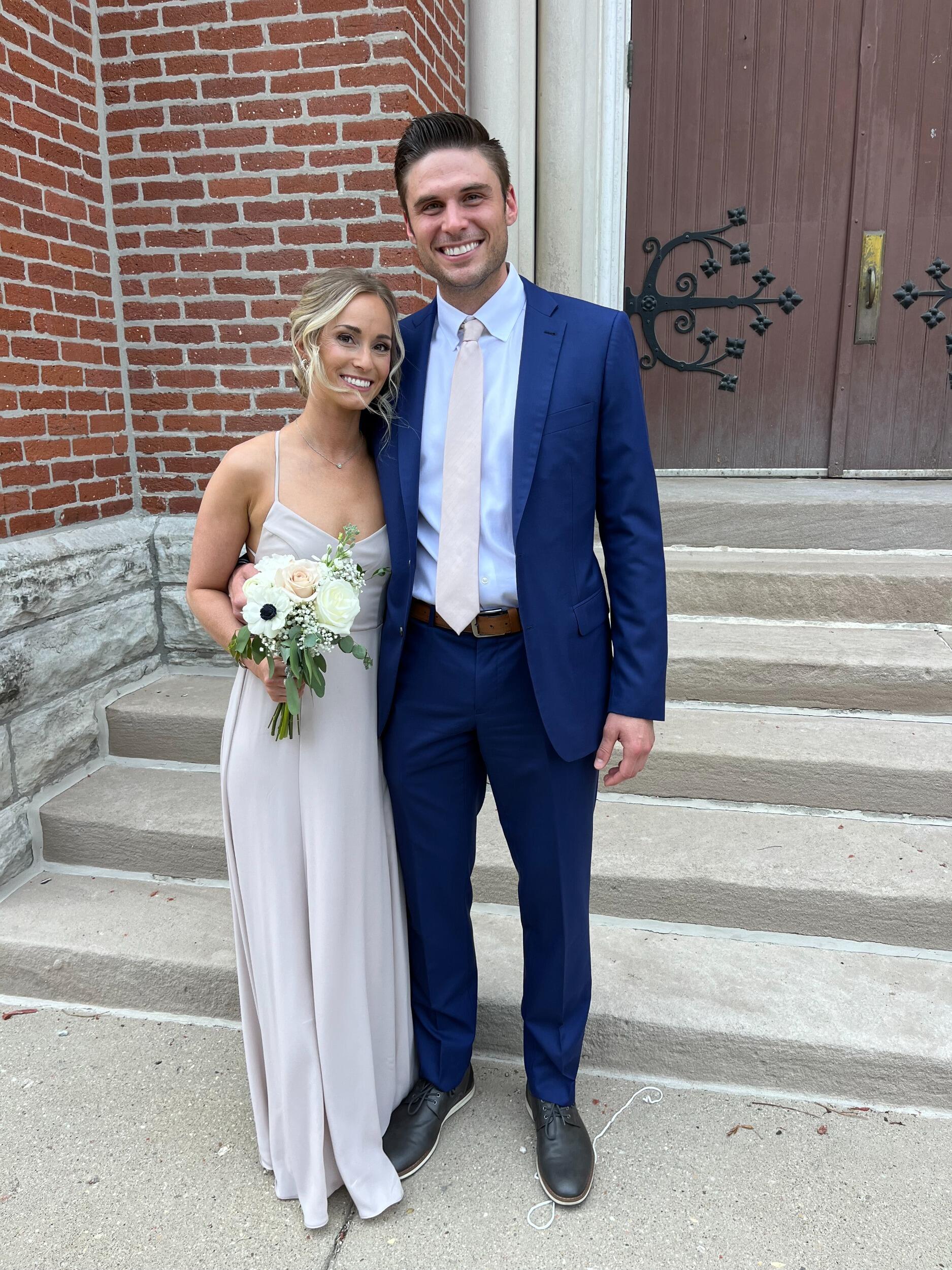 Little did we know we'd get engaged shortly after my sister's wedding. 