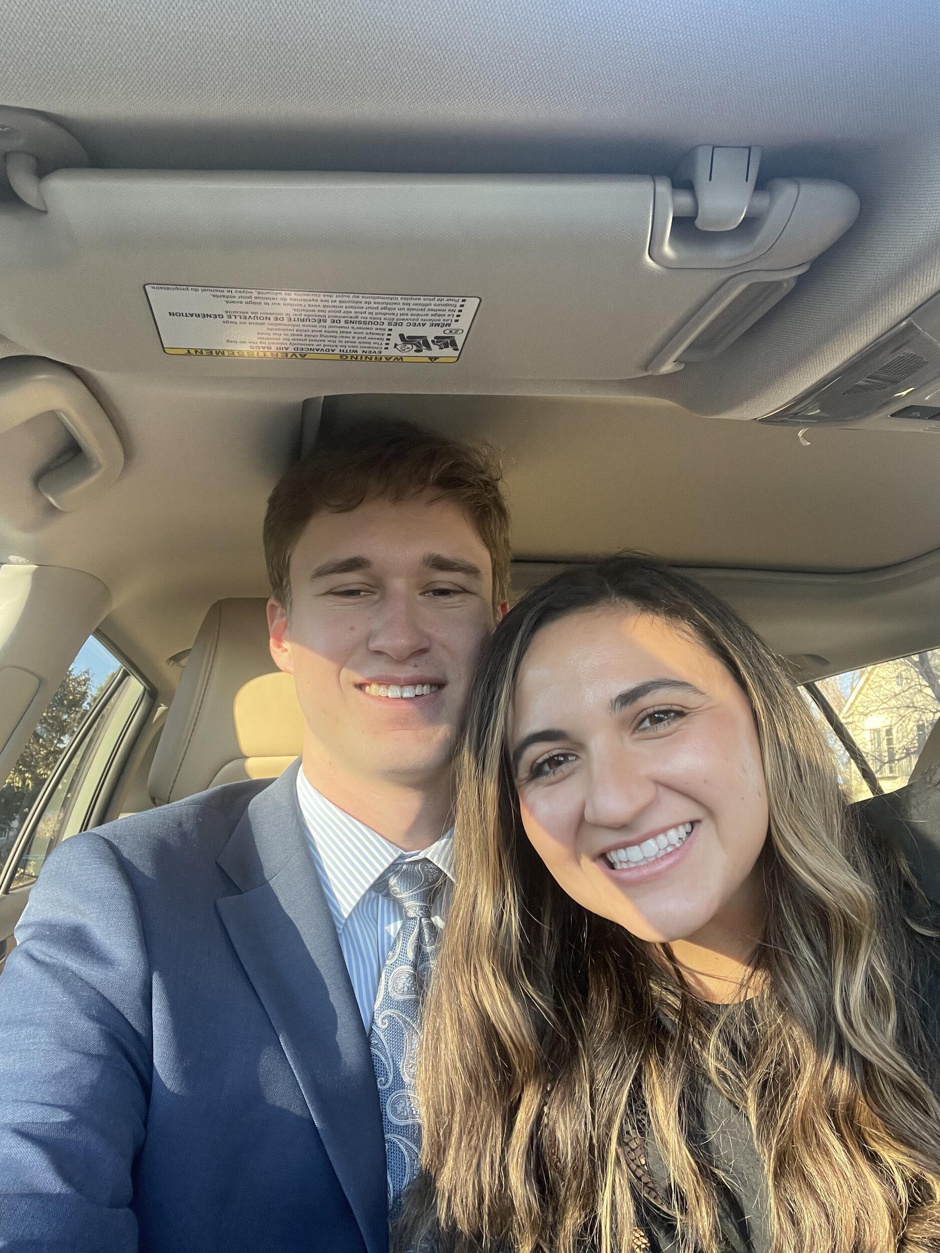 Where it all began. The day after Nick asked me to be his girlfriend, we documented to show my family the man that scooped me up off of the market