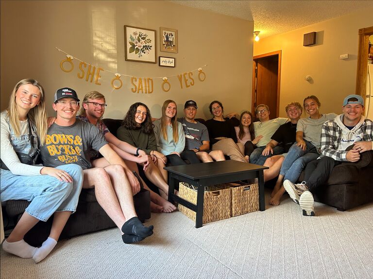 David and Cassie's amazing friends threw them a surprise engagement party. We are so excited to have amazing people beside us as we start our journey to marriage!