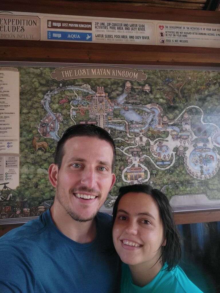 Next stop on the cruise was Mexico. We went to a waterpark and tried ziplining!