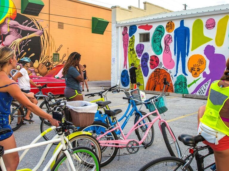 Downtown st pete mural bike tour