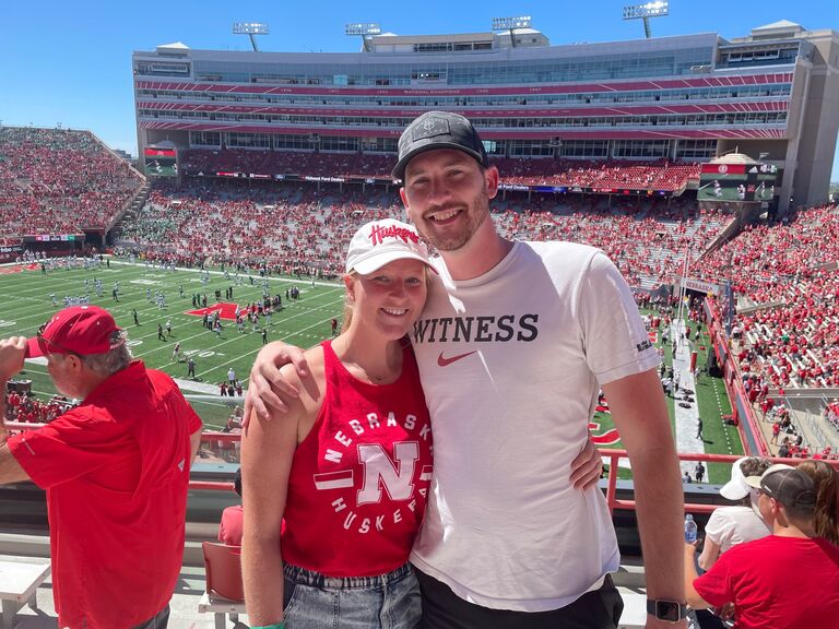 first husker game