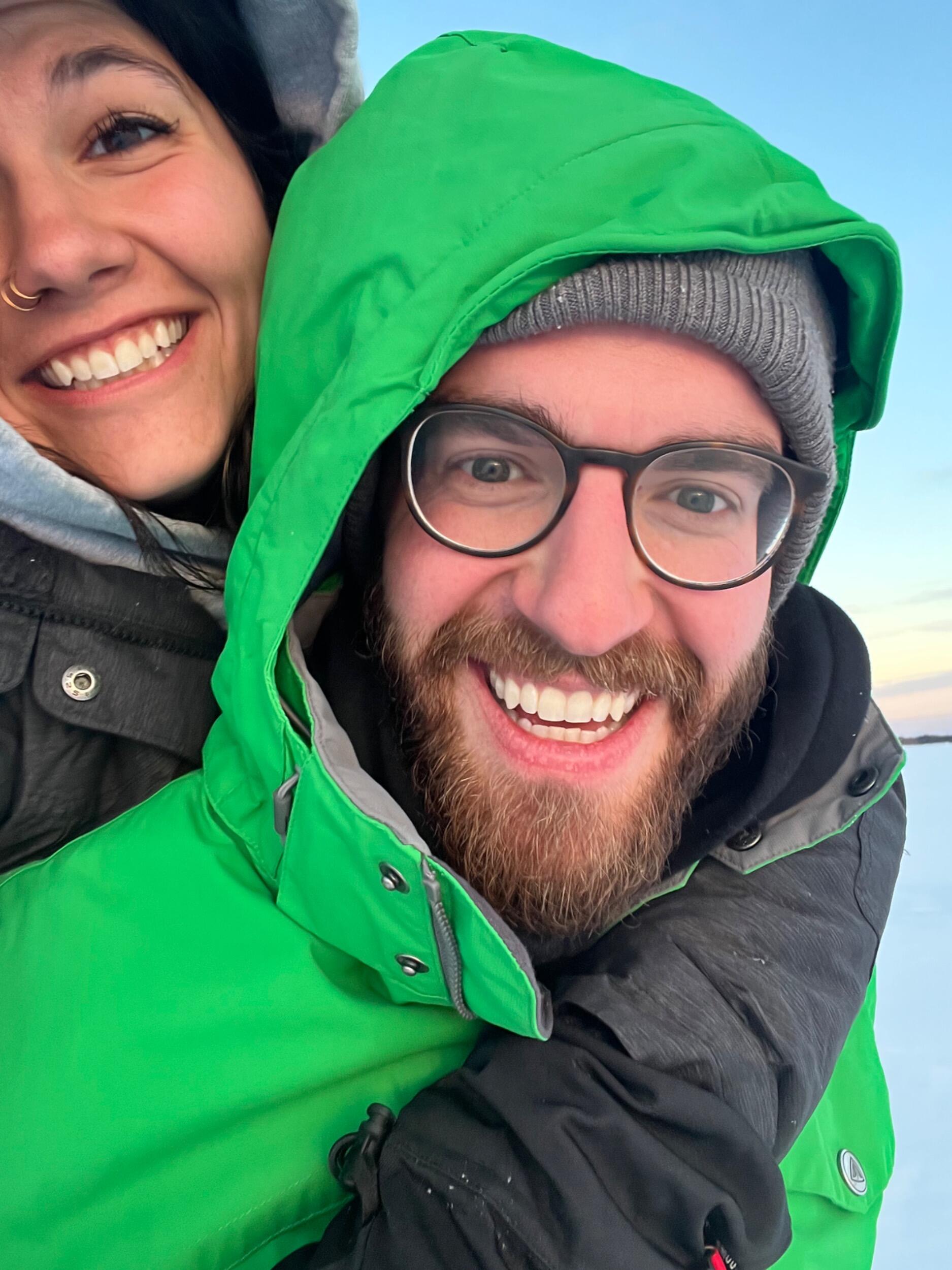 This picture was taken on our tundra walk on Lake Nipissing 