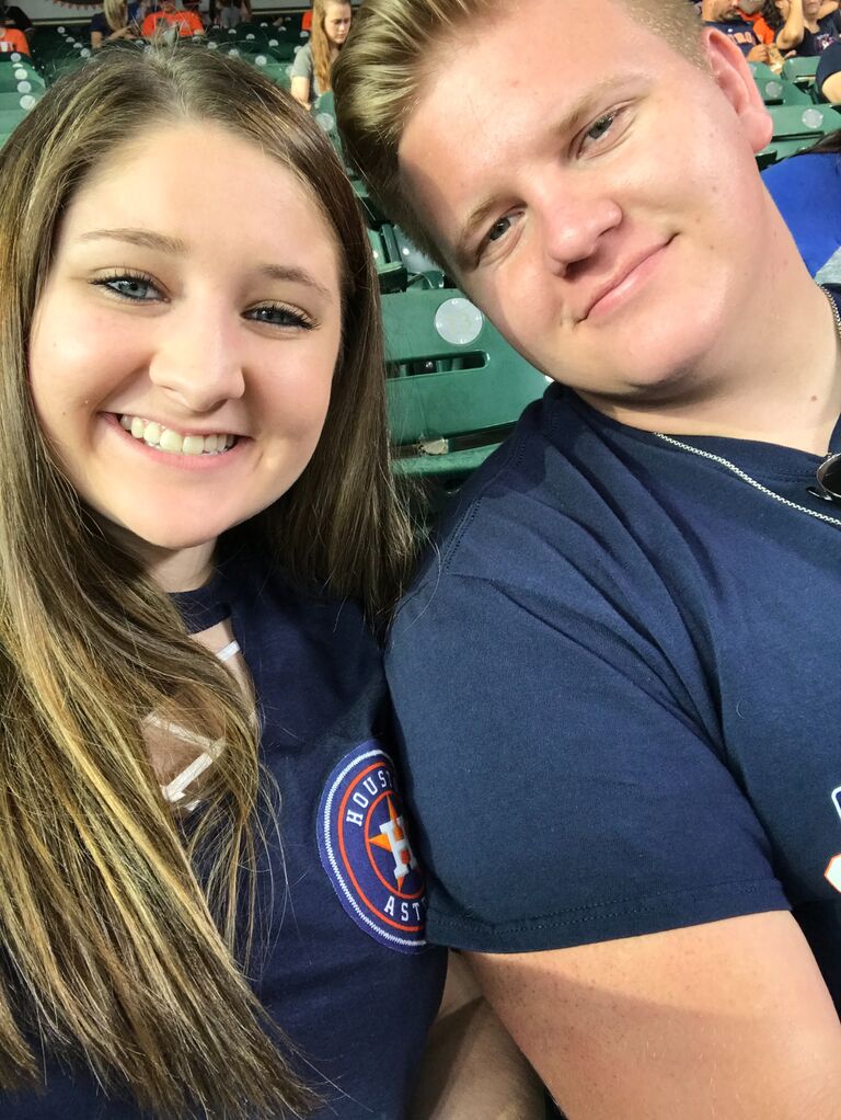 1st Astros game together!
