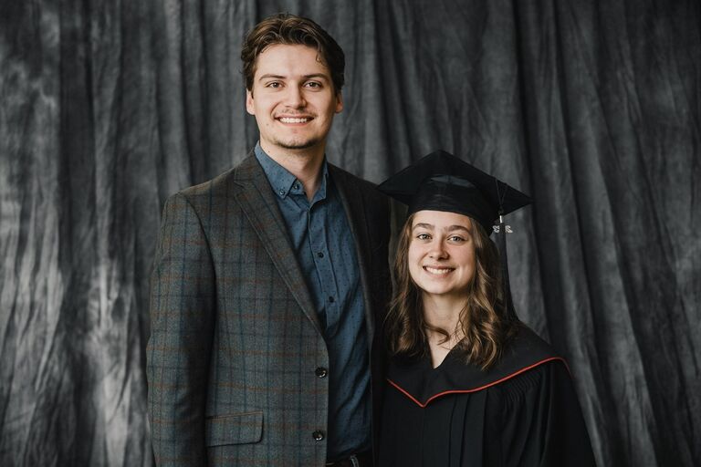 Abby graduates from Steinbach Bible College with an AA in Biblical Studies