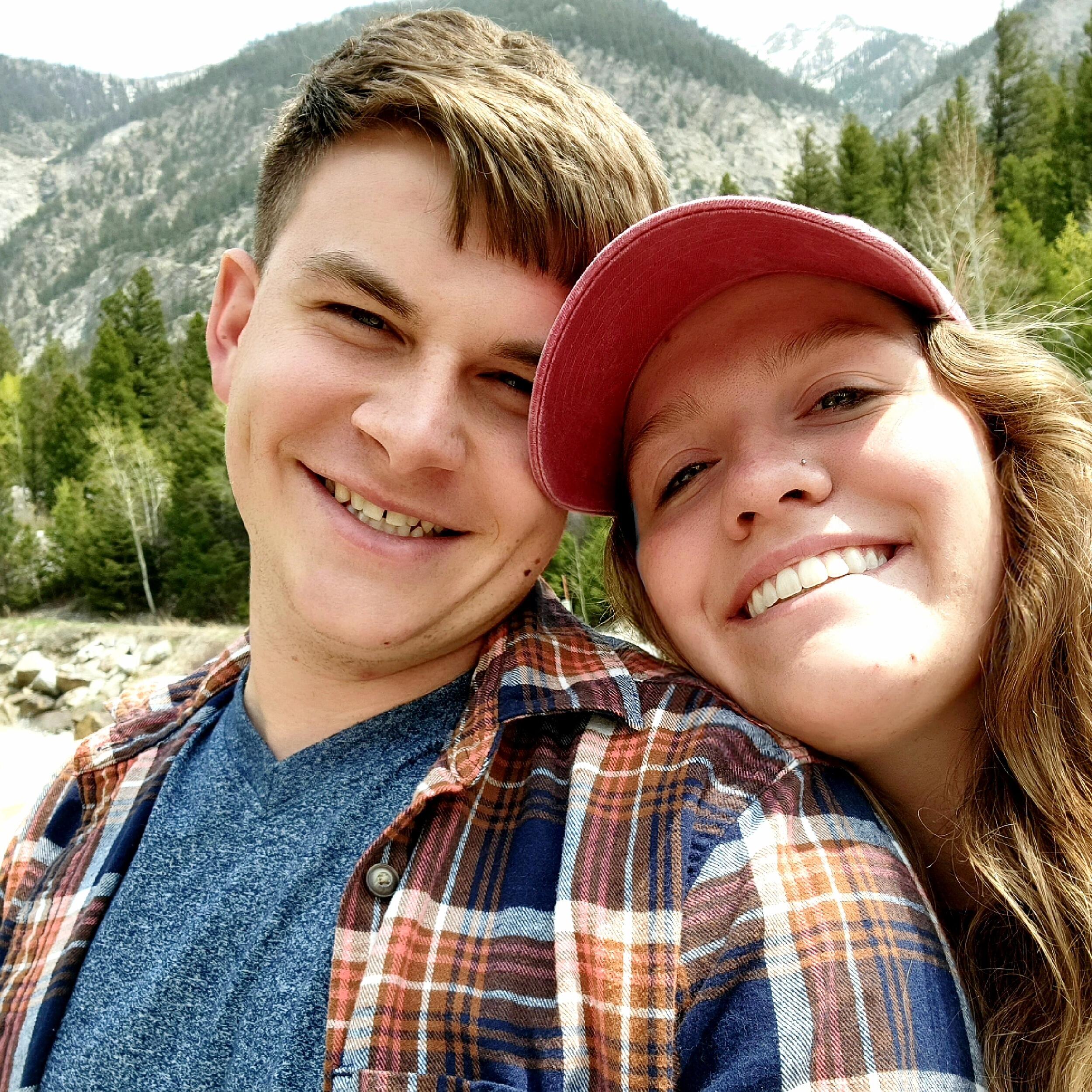 Our first time together in Colorado :)