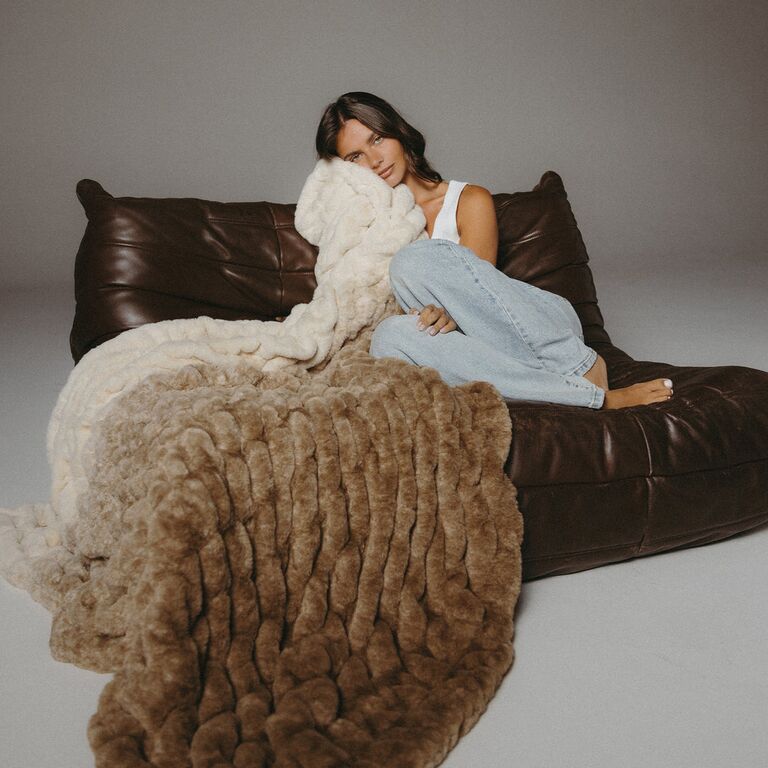 Soft blanket gift for couple