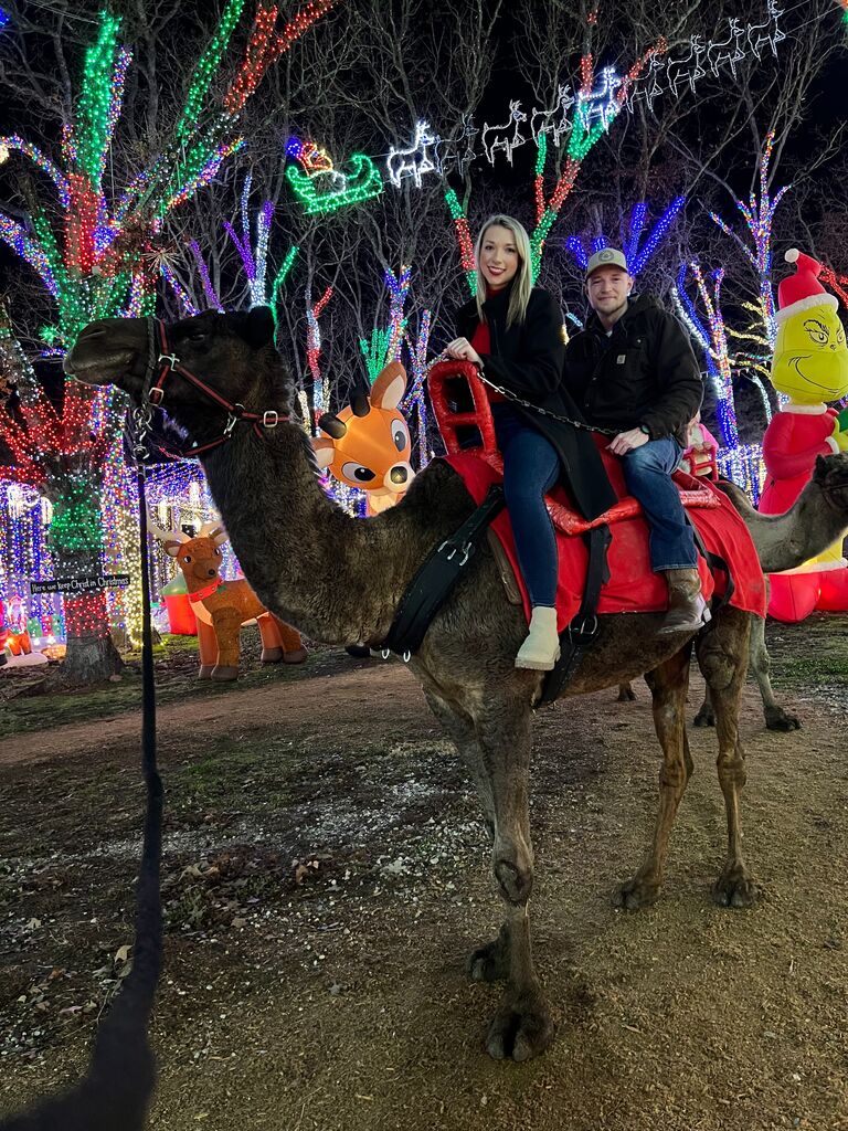 Christmas Extravaganza Pt. 2 featured the Stewart Family Christmas Light Display, a camel ride and more ice skating! 