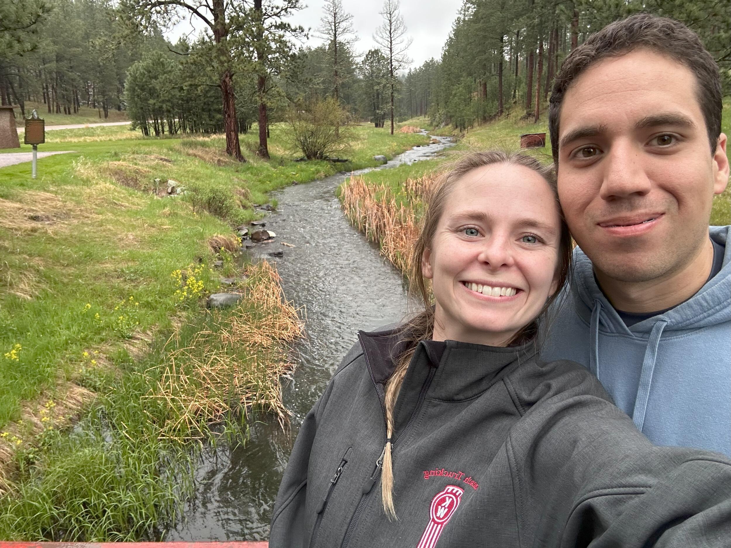 Camping in South Dakota. 