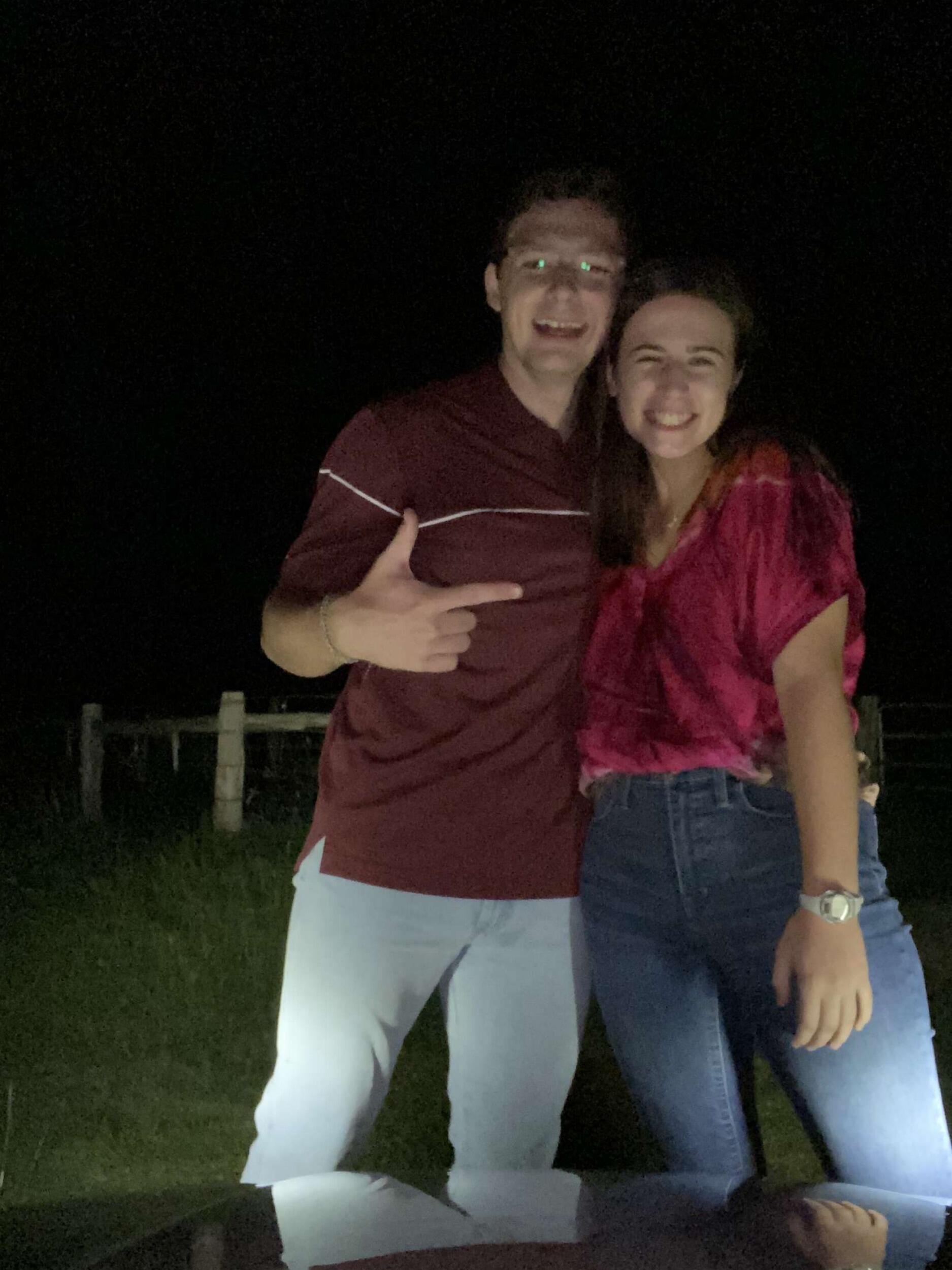 Blake and Natalie's first date!