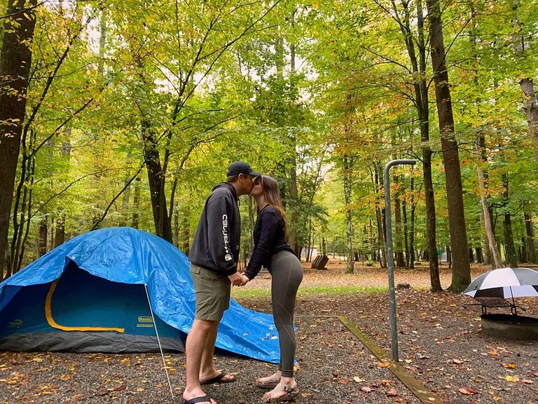 We made some adjustments and improved on our camping trips. First time staying in the Smoky Mountains together!