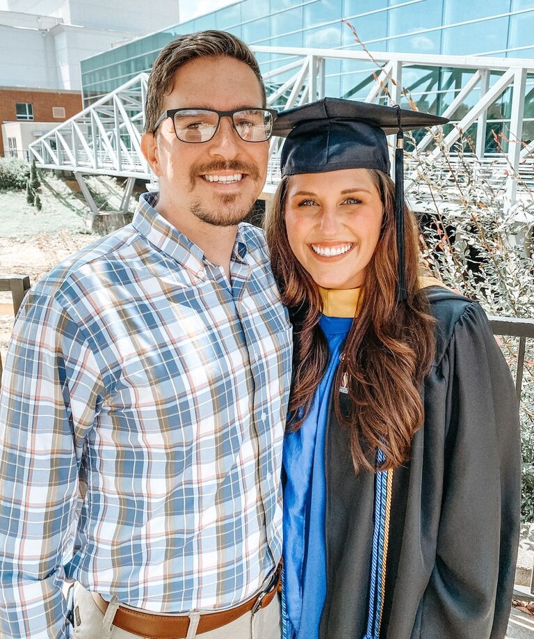 Allison graduated with her Master's in Biomedical Science!