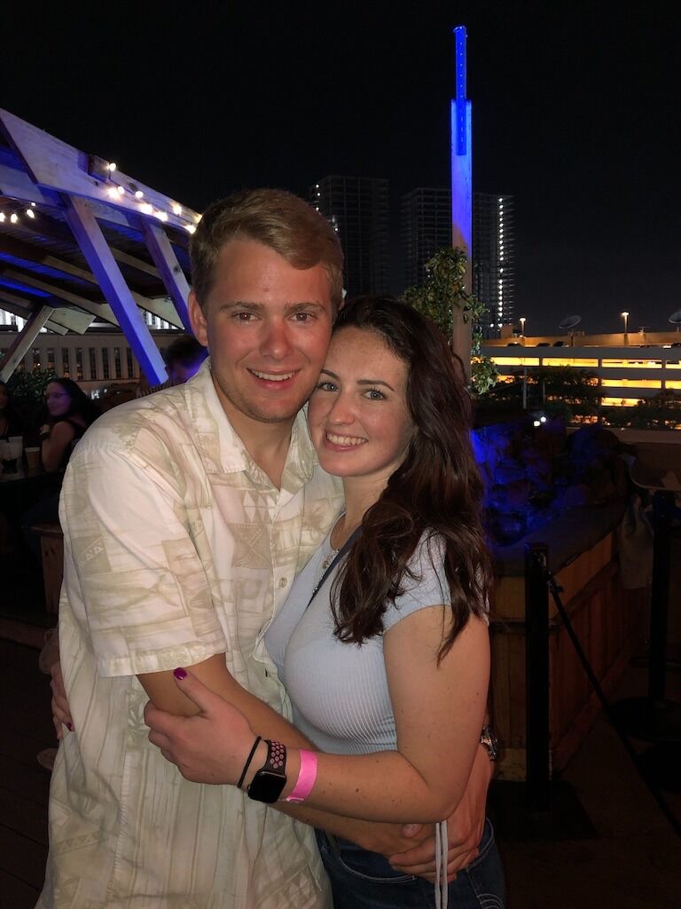 Hung out every night while Isabel was visiting Florida.