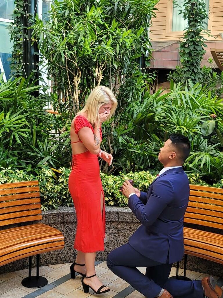 Our trip to the Caribbean quickly become the best! The start of forever!