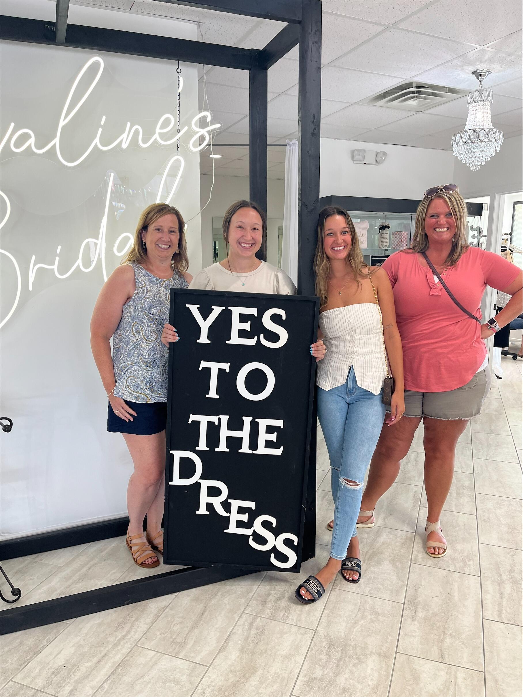 Lauren said "yes to the dress"