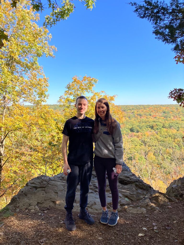 A fall hike in Branford, CT