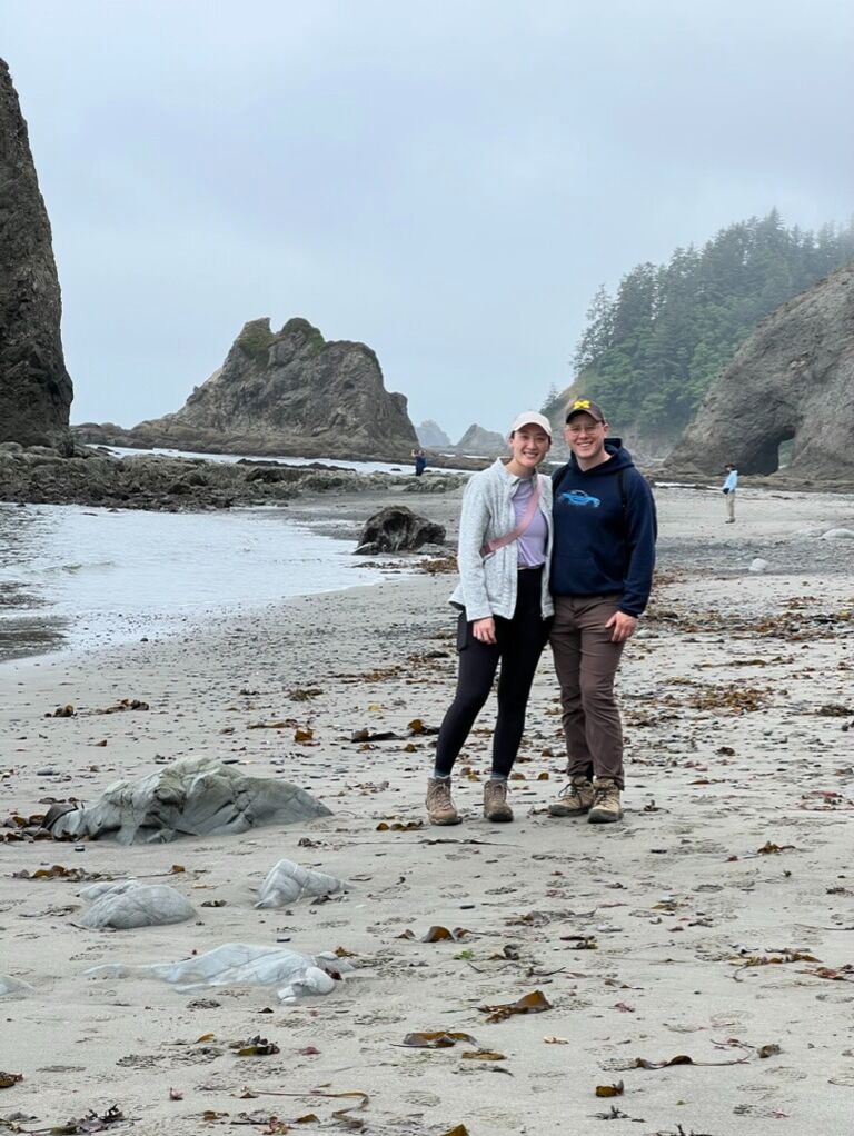 Exploring Rialto Beach in Olympic National Park! (pc Jenna)