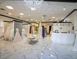 Inside the bridal attire boutique in Houston