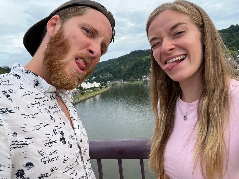 Being silly geese in Koblenz, Germany.