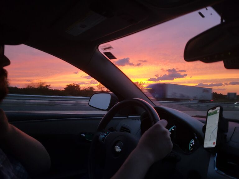 Thus, we drove into the east.  Allons-y, to Maryland!