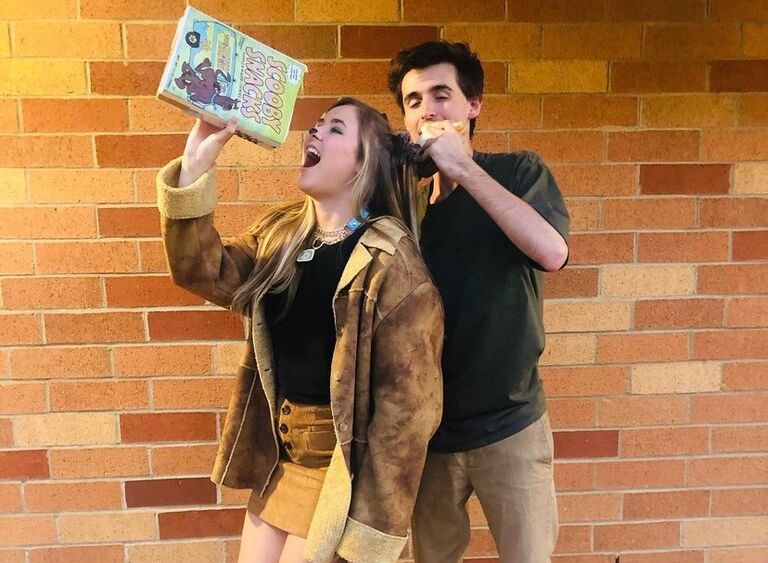 Halloweens were always our favorite! Connor always put up with Emily's "vision." 
