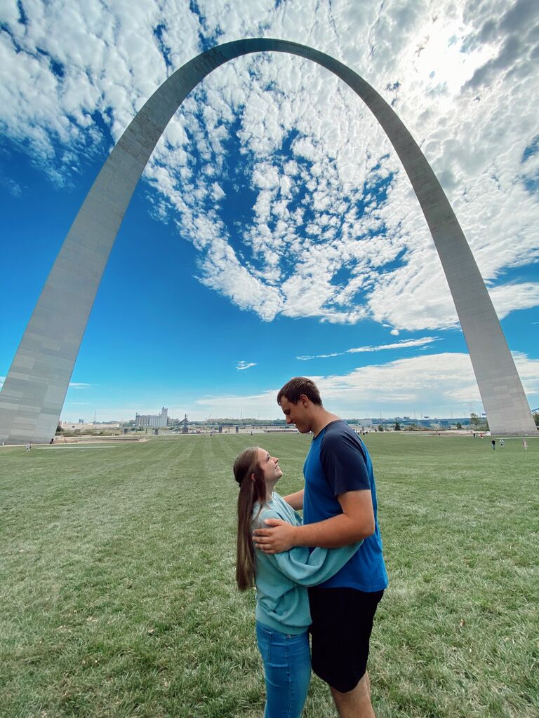 Went to see Emma's sister in St. Louis.
