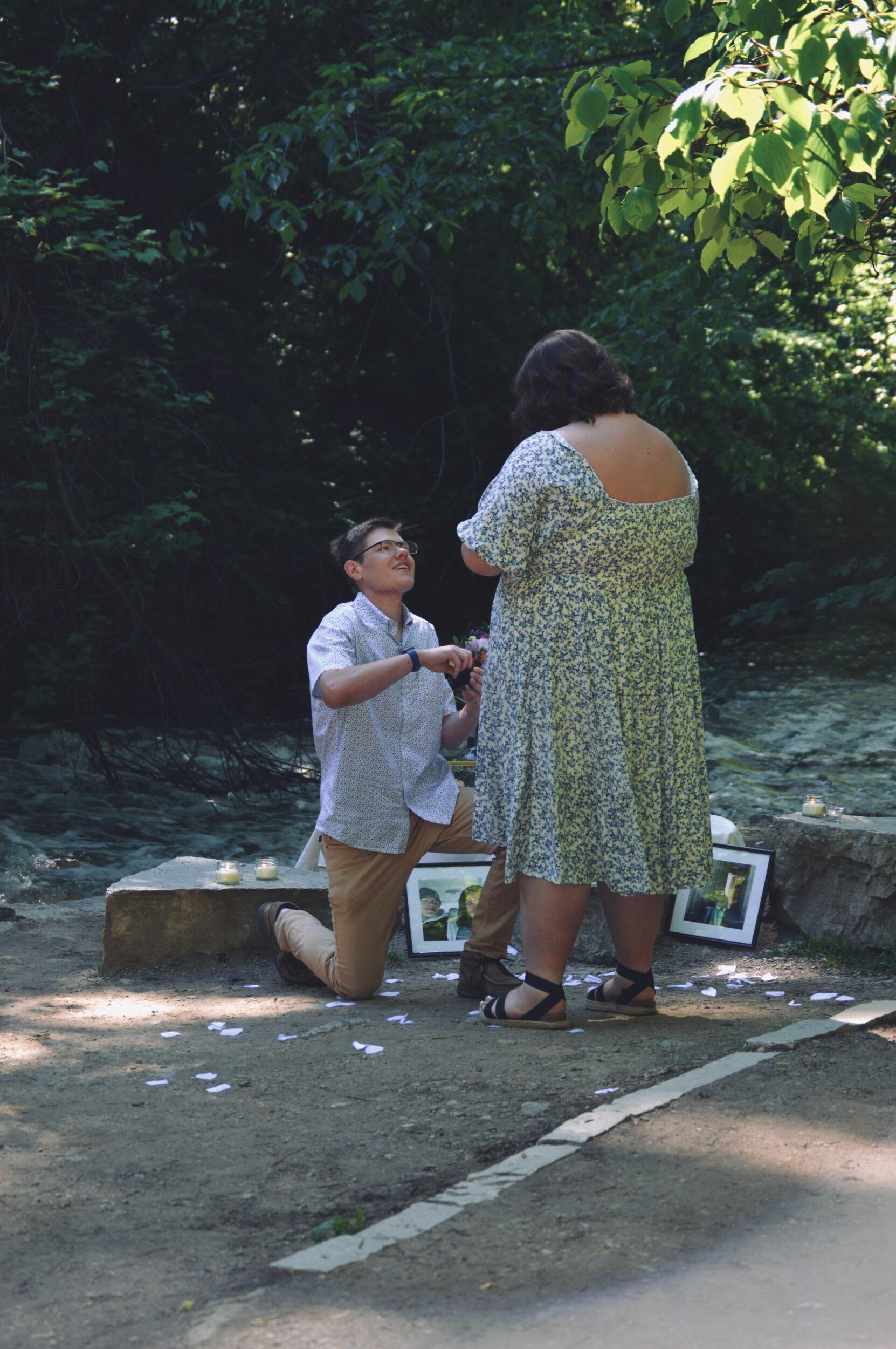Cade asked Analia the big question... and then they were ENGAGED!
