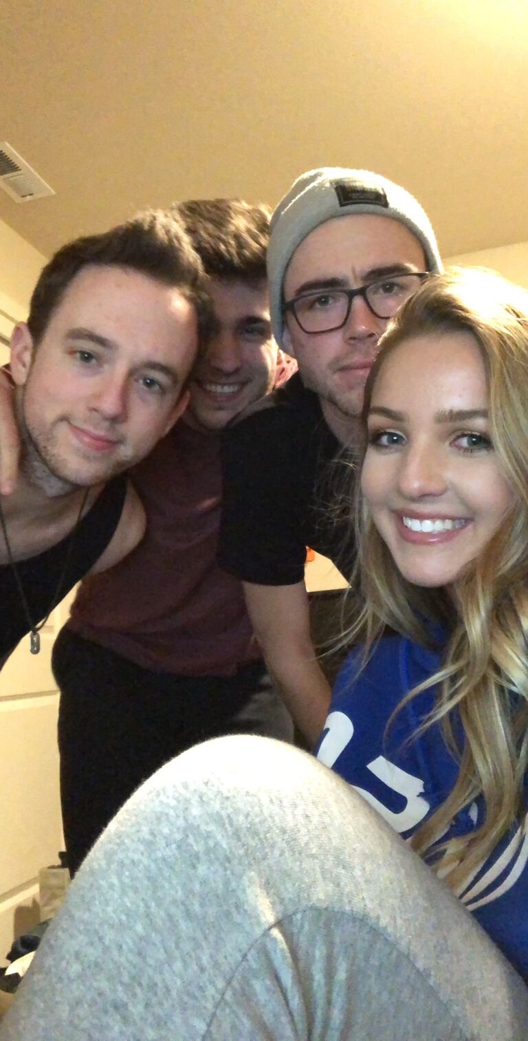 Us + the boys alwayyyys!